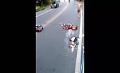 Man’s body mangled after a motorcycle accident 22
