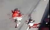 Bizarre footage of alive half cut man 12