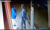 Cctv camera footage of a man stabbed in a chest 9