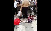 Chinese family crushed in bike accident 2