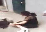 Chinese girl receiving a beating 2