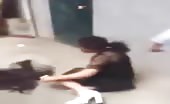 Chinese girl receiving a beating 6