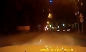 Driver hits a man standing in the middle of the road 4