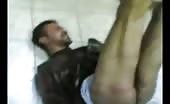 Guy sodomized with wooden pole 6
