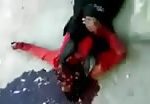 Man drowned in blood 1