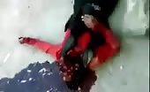 Man drowned in blood 16