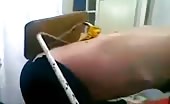 Man gets impaled with a stool 1