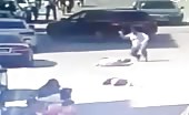 Man rams two persons with car and stabs them 3