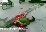 Man ripped half but still alive in china 2