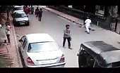 Motorcyclist kills man on the street 10