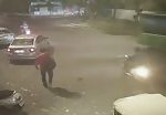 Shocking video of man killed by speeding car 1