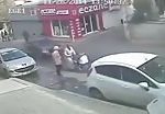 Cctv footage of a nasty car hit 1