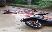Extremely graphic video of a disorderly motorcyclist 15