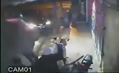 Machete attack cctv footage 1