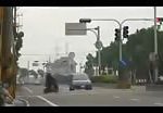 Motorcyclist ignores the speeding car and pays the price 3