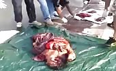 Nasty accident of chinese woman 6