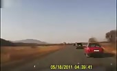 Stupid drivers meet - overtaking accident 1