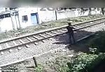 Suicide by lying down in front of train 2