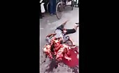 Woman smashed and crushed in accident 2