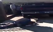 Guy slams girl into concrete pavement 4