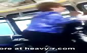 Granny knocked out by young girl on bus 1