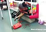 Blood fight in asian subway 1