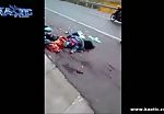 Biker with his head and body crushed 1
