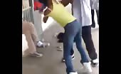 Girl knock outs dude 13