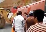Overturned bus crushed passengers 2
