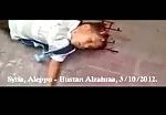 Child killed by assad sniper 1