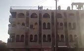Man thrown out of the building roof 15