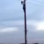 Teen climbed an electric pole and got electrocuted 3