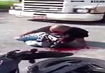 Terrible accident on motorcycle 1