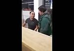 Drunk man tries to bully smaller asian guy 1