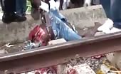Train suicide man ripped in half 12