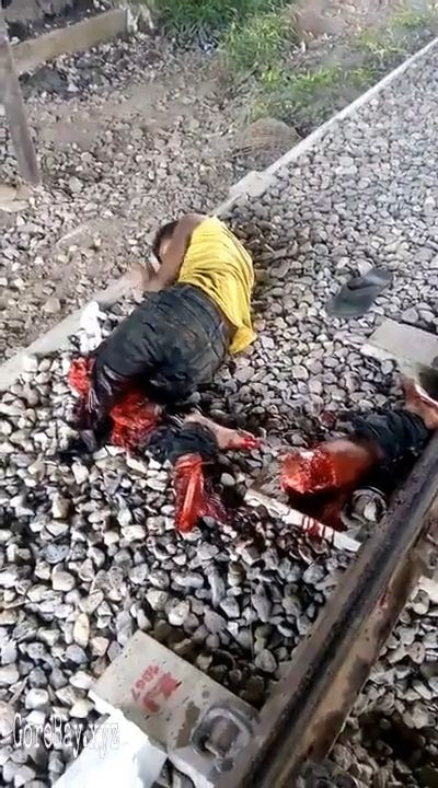 Indonesian man's leg amputated in by train 11