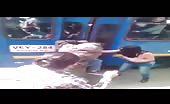 Instant karma for the bus thief 14