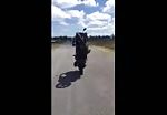 Showoff biker pays the price 1