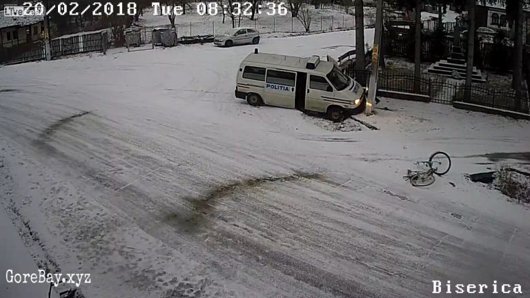 Van hits a guy, later hit by a taxi 11