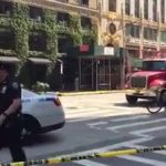 A man suicide by jumping off a building in NYC 2