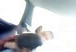 Arab policeman groping woman in car 2