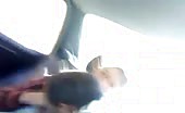 Arab policeman groping woman in car 1