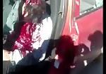 Car targeted by assad men 2