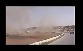 Cluster bomb explosion in saraqib, syria 11