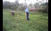 Accident of motorcycle in new guinea 2