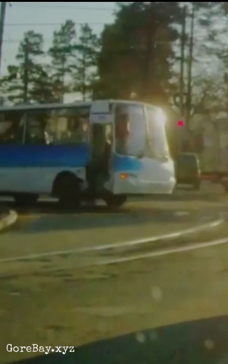 Bicyclist ran over by a bus 8