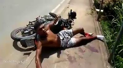 Brutal bike accident 16