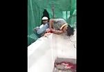 Worker impaled and stuck 1