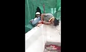 Worker impaled and stuck 10
