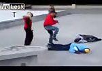Four black bullies taken down by kungfu guy 2